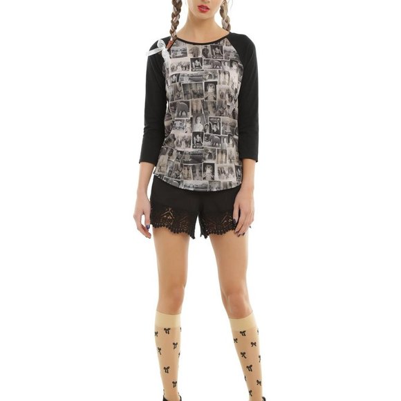 Miss Peregrine's Home For Peculiar Children Photo Girls Raglan - Picture 2 of 2